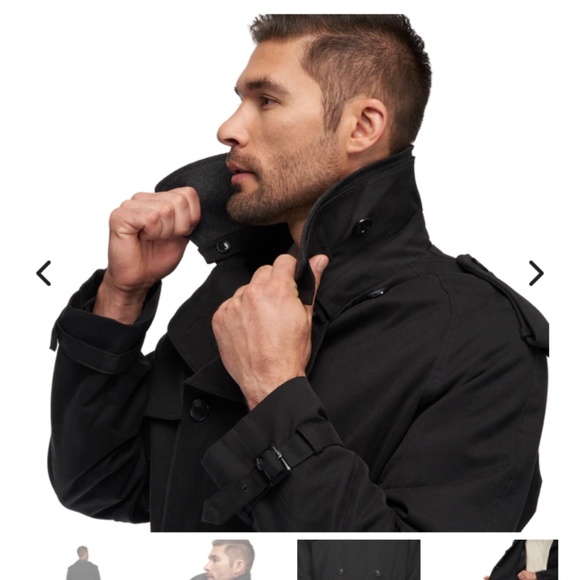 London Fog men's trench coat - Picture 7 of 9